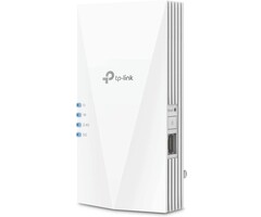 tp-link RE500X-AX1500 - TP-Link - AX1500 WiFi Extender Internet Booster, 1201 Mbps on 5 GHz and 300 Mbps on 2.4 GHz  (RE500X), WiFi 6 Range Extender Covers up to 1500 sq.ft and 25 Devices,Dual Band, AP Mode w/Gigabit Port, APP Setup, OneMesh Compatible