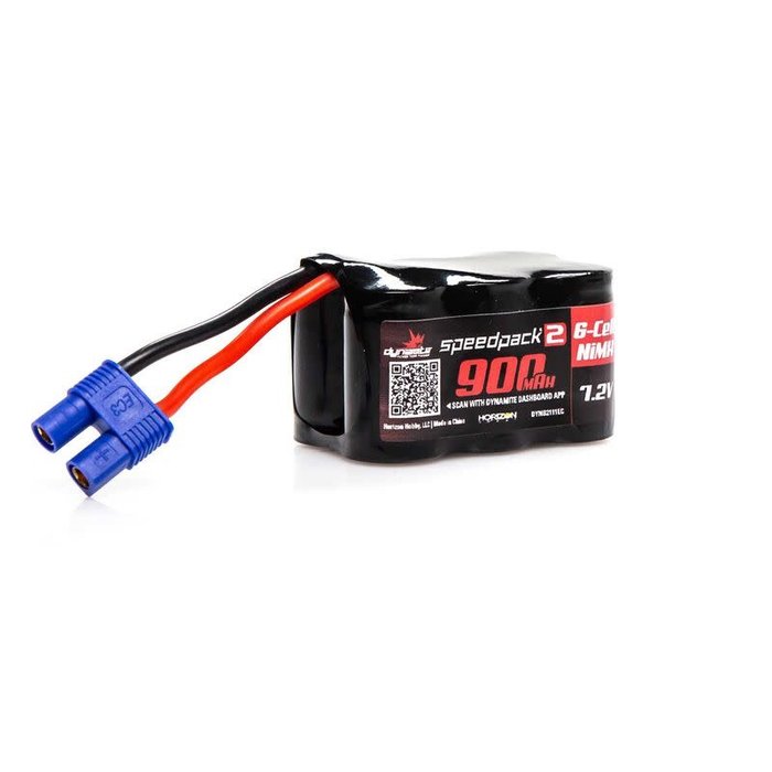 DYNAMITE DYNB2111EC - Speedpack2 7.2V 900mAh 6C NiMH, 3+3, EC3
