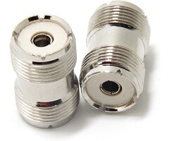 PL-259-COUPLER - Ancable - UHF PL-259 Female to UHF PL-259 Female Coaxial Adaptor Connector Coupler Joiner for CB Ham Radio Antenna