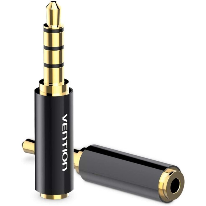 Vention Ention Gold-Plated Adapter: 2.5mm female to 3.5mm male jack