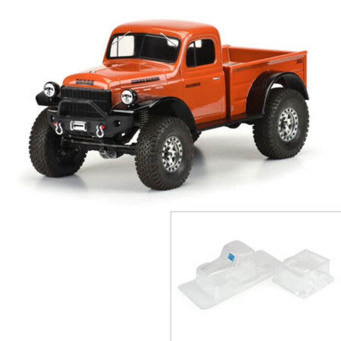 Pro-Line Racing PRO349900 - 1946 Dodge Power Wagon Clear Body: 12.3 WB Crawler