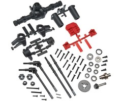 Axial AR44 Locked Axle Set Front Rear Complete