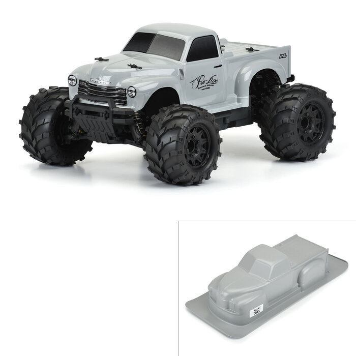 Pro-Line Racing PRO325514 - Early 50's Chevy Tough-Color (Stone Gray) Body