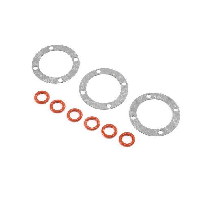 Losi LOS242036 - Outdrive O-rings and Diff Gaskets (3): LMT