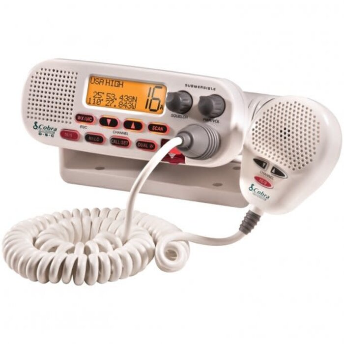 Cobra CBRMRF45D - Marine Class D DSC Fixed-Mount 25-Watt VHF Radio