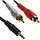 41361 - Axis Y-Adapter with 3.5mm Stereo Plug to 2 RCA Plugs, 6ft