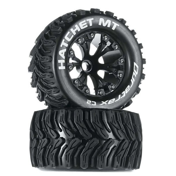 DTXC3524 - Hatchet MT 2.8" 2WD Mounted Front Tires, Black (2)