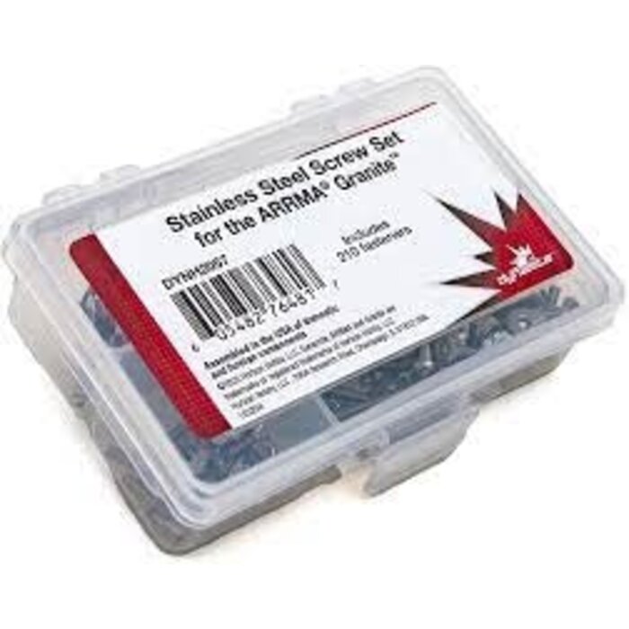 DYNAMITE DYNH2057 - Stainless Steel Screw Set: Arrma Granite 3S