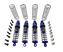 HOT RACING HRALTN56DP06 - Threaded Aluminum Shocks Full Set, for Traxxas Latrax Rally Teton Prerunner