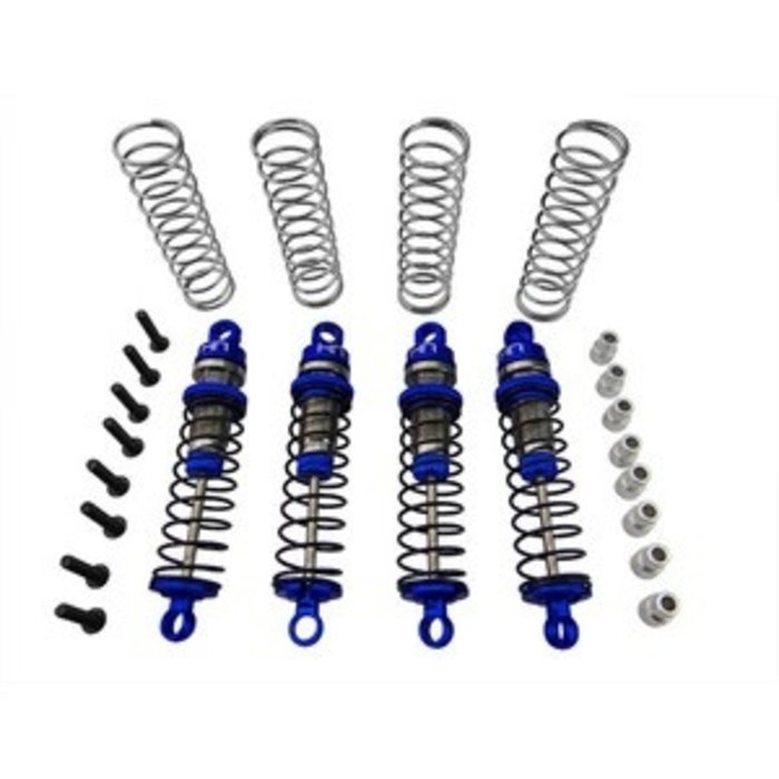 HOT RACING HRALTN56DP06 - Threaded Aluminum Shocks Full Set, for Traxxas Latrax Rally Teton Prerunner