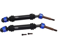 HOT RACING HRASLF288RCR - Rear Light Weight Metal CV Splined Axles, for Traxxas Slash/Stampede 4x4