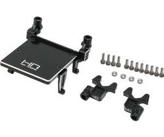 HOT RACING HRASXTF28301 - Aluminum Front & Rear Adjustable Shock Towers, for Axial SCX24