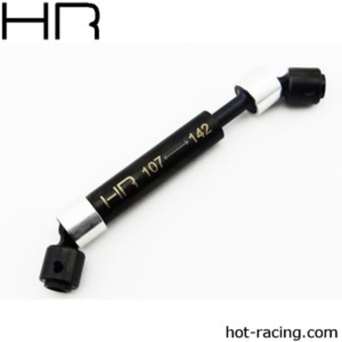 HOT RACING HRASCP37VM - 1/10 Scale Steel Center Drive Shafts, 107-142mm