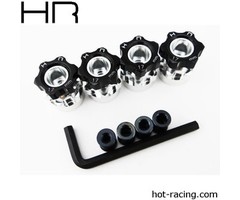 HOT RACING HRAWH17HS01 - Hex Hub Adapters, 12mm to 17mm w/ 6mm Offset
