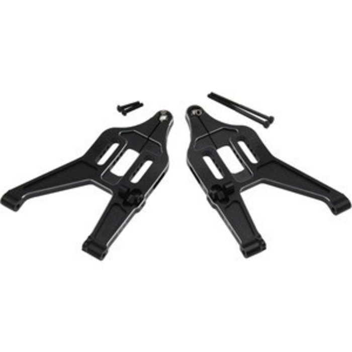 HOT RACING HRATUDR55M01 - Black Aluminum Front Lower Arms, for Traxxas Ultimate Desert Racer