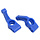 RPM80385 - Blue Rear Bearing Carriers (Slash 2wd, e-Rustler, e-Stampede 2wd & Bandit)