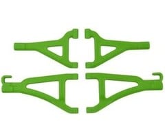 RPM RPM80694 - GREEN FRONT UPPER & LOWER A-ARMS FOR TRAXXAS MINI E-REVO