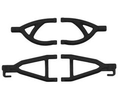 RPM RPM80602 - BLACK REAR UP/LOW ARMS 1/16 E REVO