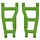 RPM80594 - REAR A-ARMS FOR THE TRAXXAS SLASH 2WD - GREEN