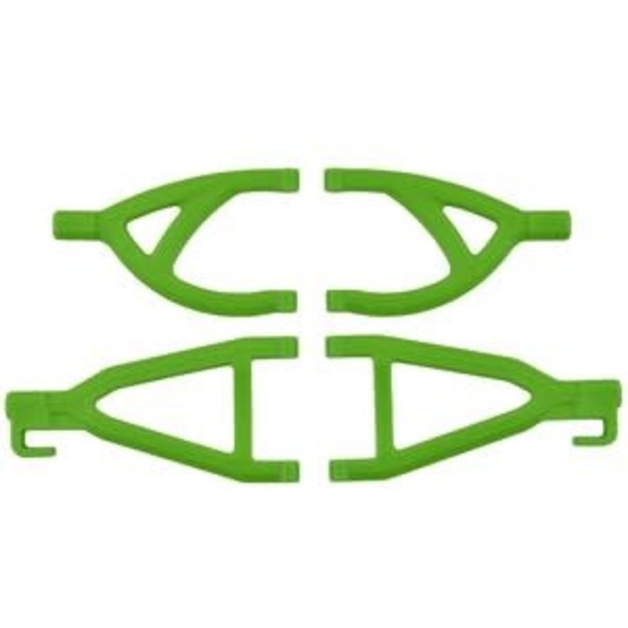 RPM RPM80604 - GREEN REAR UPPER & LOWER A-ARMS FOR TRAXXAS MINI E-REVO
