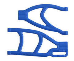 RPM RPM70485 - EXTENDED RIGHT REAR A-ARMS FOR THE TRAXXAS SUMMIT & REVO BLUE