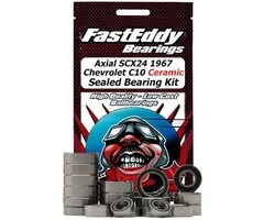 FastEddy Bearings TFE6523 - Axial SCX24 1967 C10 Ceramic Sealed Bearing Kit