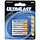 DOTULA4AAA - Ultralast ULA4AAA AAA Alkaline Batteries, 4 pk