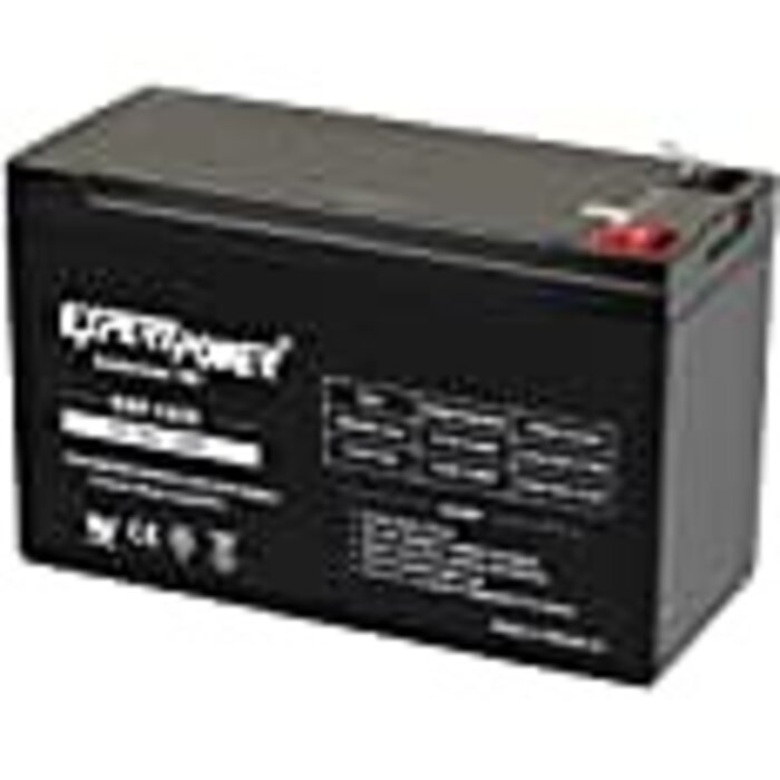 LEADACID12V7AH - ExpertPower - 12V 7ah Rechargeable Sealed Lead Acid Battery