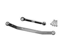 HOT RACING Black Aluminum Fix Link Tight Tolerance Steering Rod, for SCX24