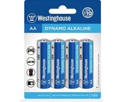 WES-LR06-BP4 - Westinghouse - AA Dynamo Alkaline Blister Pack of 4