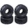 HP-TIRES - HobbyPark - 2.2" Tires w/Foam Fit Beadlock Wheel Rims for 1/10 RC Rock Crawler Climbing Car TRX4 SCX10 D90 Tyres (4-Pack) (Type 1)