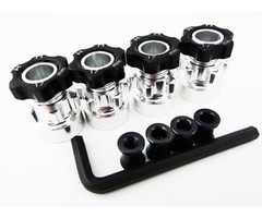 HOT RACING Wheel Hub Adapters, Aluminum, 12-17mm Hex, for 1/10 Scale