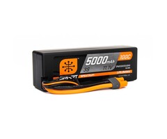 SPEKTRUM SPMX50003S100H3 - 5000mAh 3S 11.1V 100C Smart LiPo Hardcase; IC3