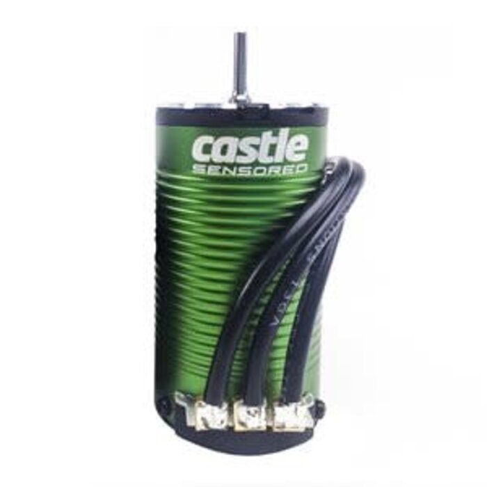 CASTLE CREATIONS CSE060-0066-00 - 1/10 4-Pole Sensored Brushless Motor, 1410-3800Kv: 4mm Bullet