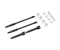 HOT RACING +4mm Steel Drive Axles, for Axial SCX24