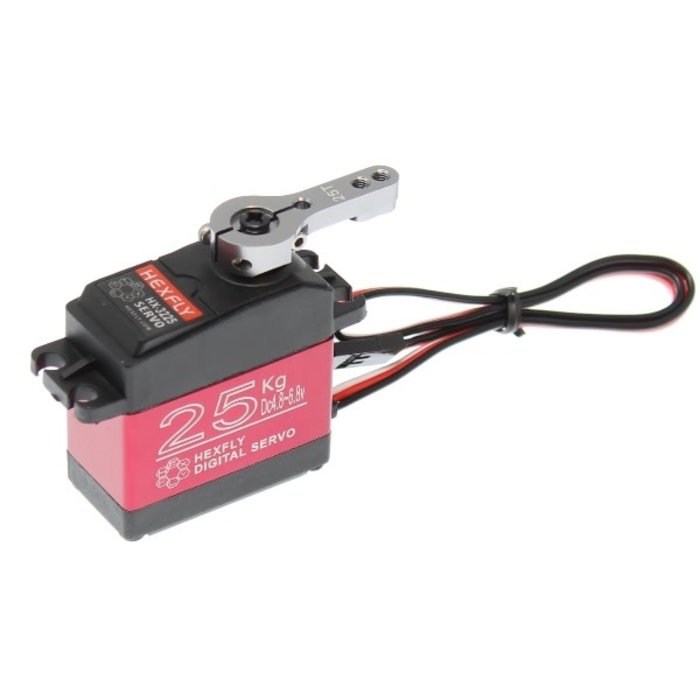 Hexfly RER11856 - HEXFLY 25kg Metal Gear Servo (Waterproof)(1pc)