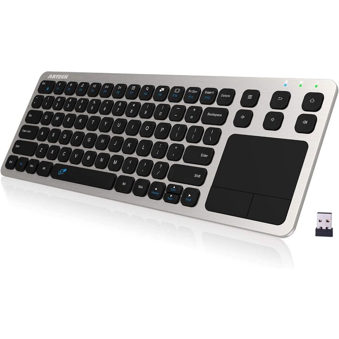 Arteck Wireless Keyboard with Built-In Touchpad