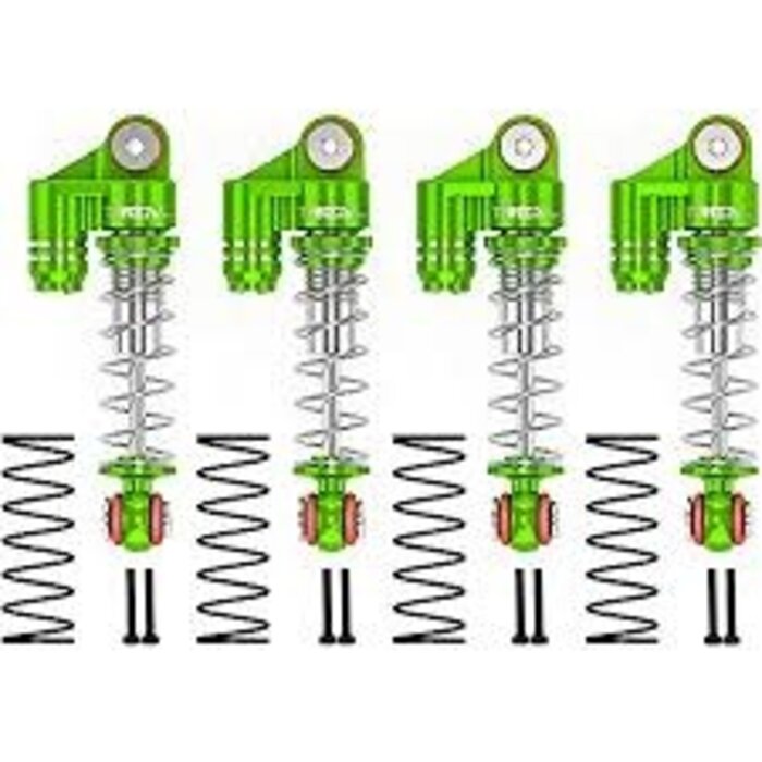 TREAL Treal SCX24 Aluminum Shocks Threaded 32mm(4P) for Axial 1/24 Deadbolt C10 Gladitor Bronco Truck