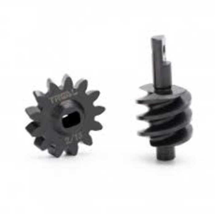TREAL Treal Axial SCX24 Steel Gears Overdrive OD Differential Gears 2/13T