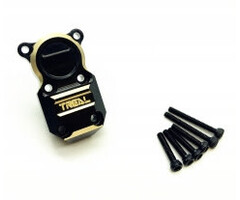TREAL Treal Axial SCX24 90081 Brass Diff Cover(1) Fitting Both Front and Rear Axle - Black