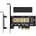 M.2 NVME to PCIe 3.0 x4 Adapter with Aluminum Heatsink Solution