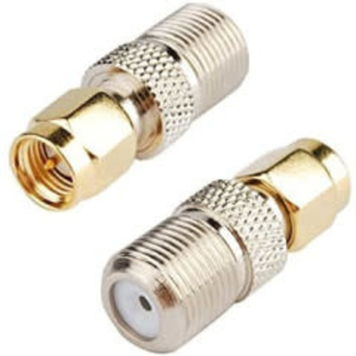 RF coaxial coax adapter SMA male to F female