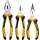 INGCO - Pliers Tool Set Wire Cutters 8" Combination Pliers 6" Diagonal Cutting Pliers 6" Long Nose Pliers Side Pliers
