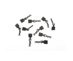 Axial 3mm Body Clip with Tab, Black (10)