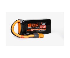 SPEKTRUM SPMX133S30 - 11.1V 1300mAh 3S 30C Smart G2 LiPo Battery: IC3