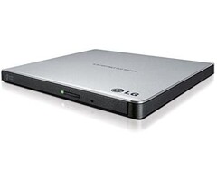 LG Electronics - External Slim DVDRW 8X USB with Cyberlink Optical Drives GP65NS60