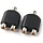 RCA Female to Two RCA Female Audio Heads, RCA F One-Two RCA F Stereo Interconnect Audio Adapter, (RCA F-2xRCA F)