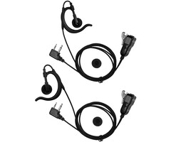 REYINL-EAR+MIC - Reyinl - Two Way Radio Earpiece Compatible Midland Ear-Clip Headset for Midland Walkie Talkie Earpiece(2 Packs)