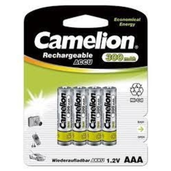 Camelion Camelion AAA Rechargeable 4 Pack Blister