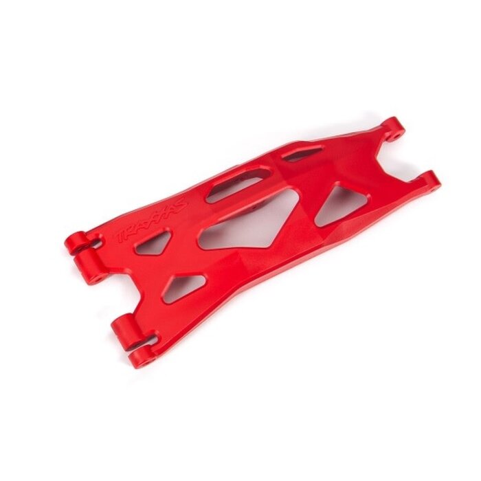 Traxxas 7894R - Suspension arm, lower, red (1) (left, front or rear) (for use with #7895 X-Maxx® WideMaxx® suspension kit)